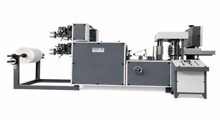 Double Embossing With Double Printing Machine